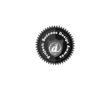 A black and white logo of the company direct. Success design agency